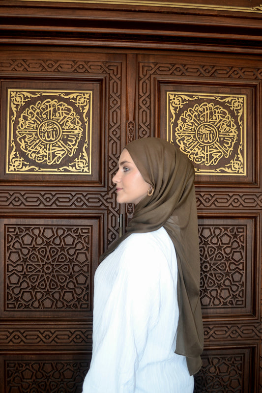 Tamr Caramel Modal Hijab