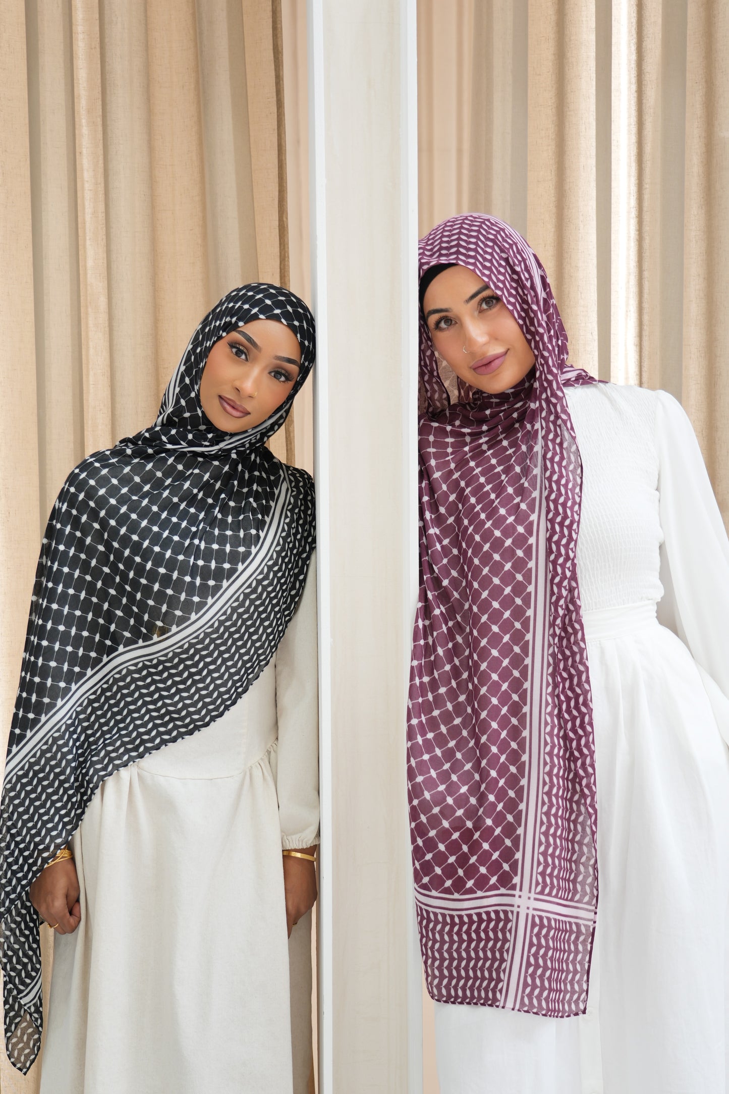Black Keffiyeh Modal Print