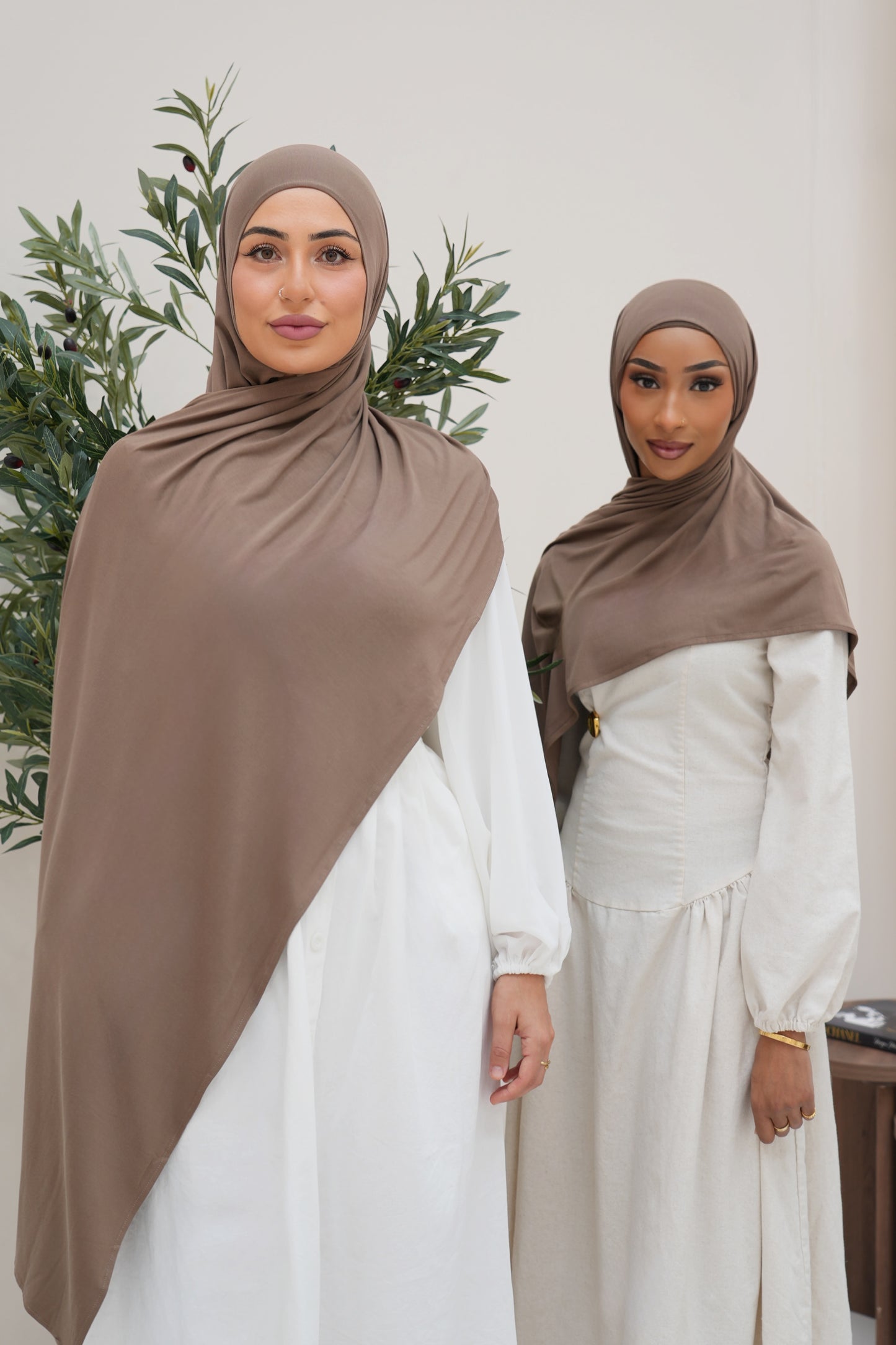 Mocha Bamboo Jersey Hijab