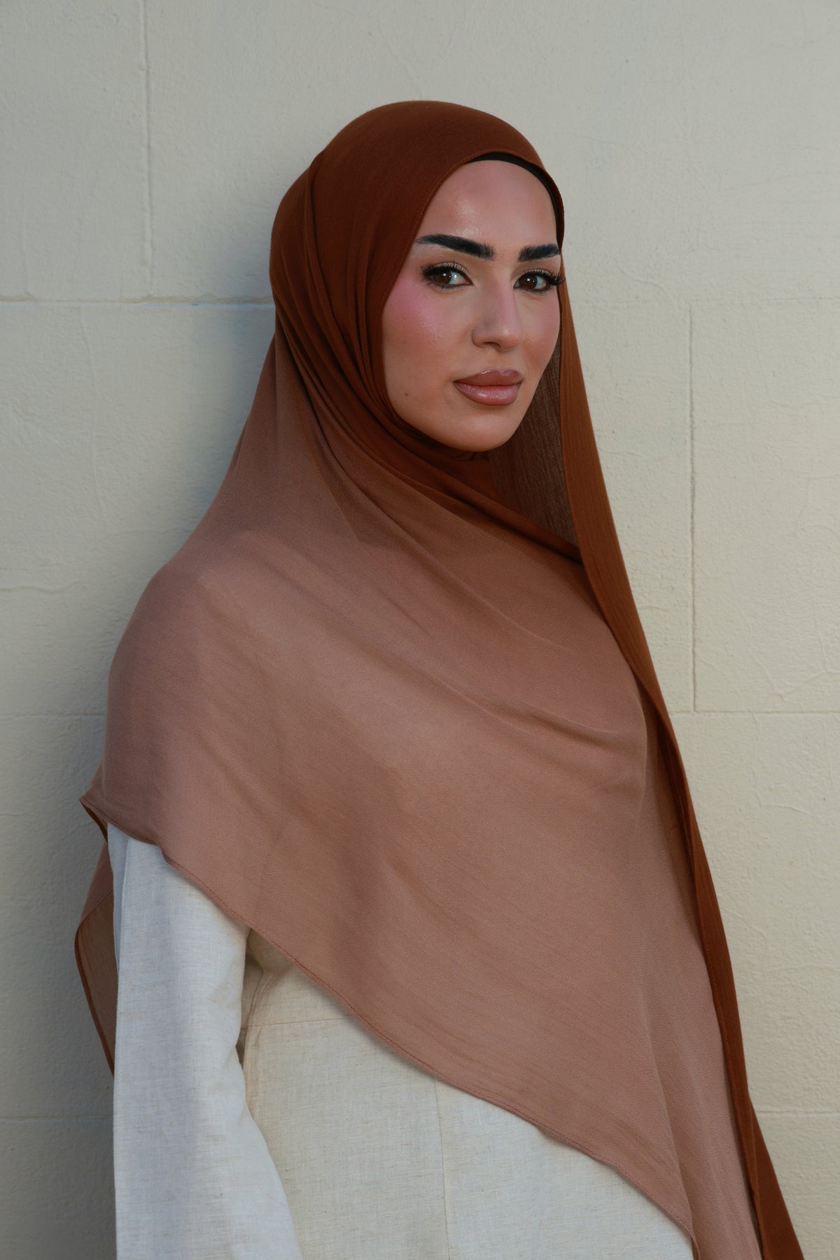 Biscoff Fudge Ombre - Modal Hijab