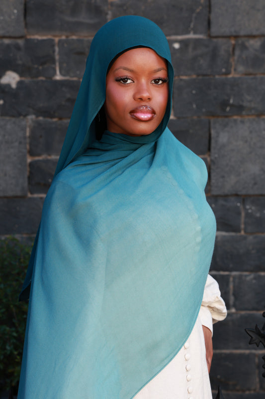 Blue Haven Ombre - Modal Hijab