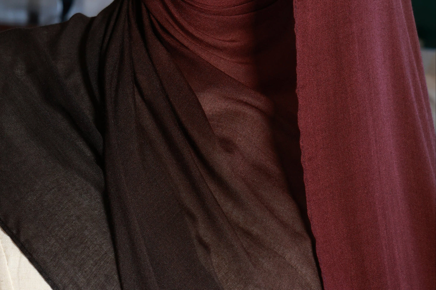 Cherry Ganache Ombre - Modal Hijab