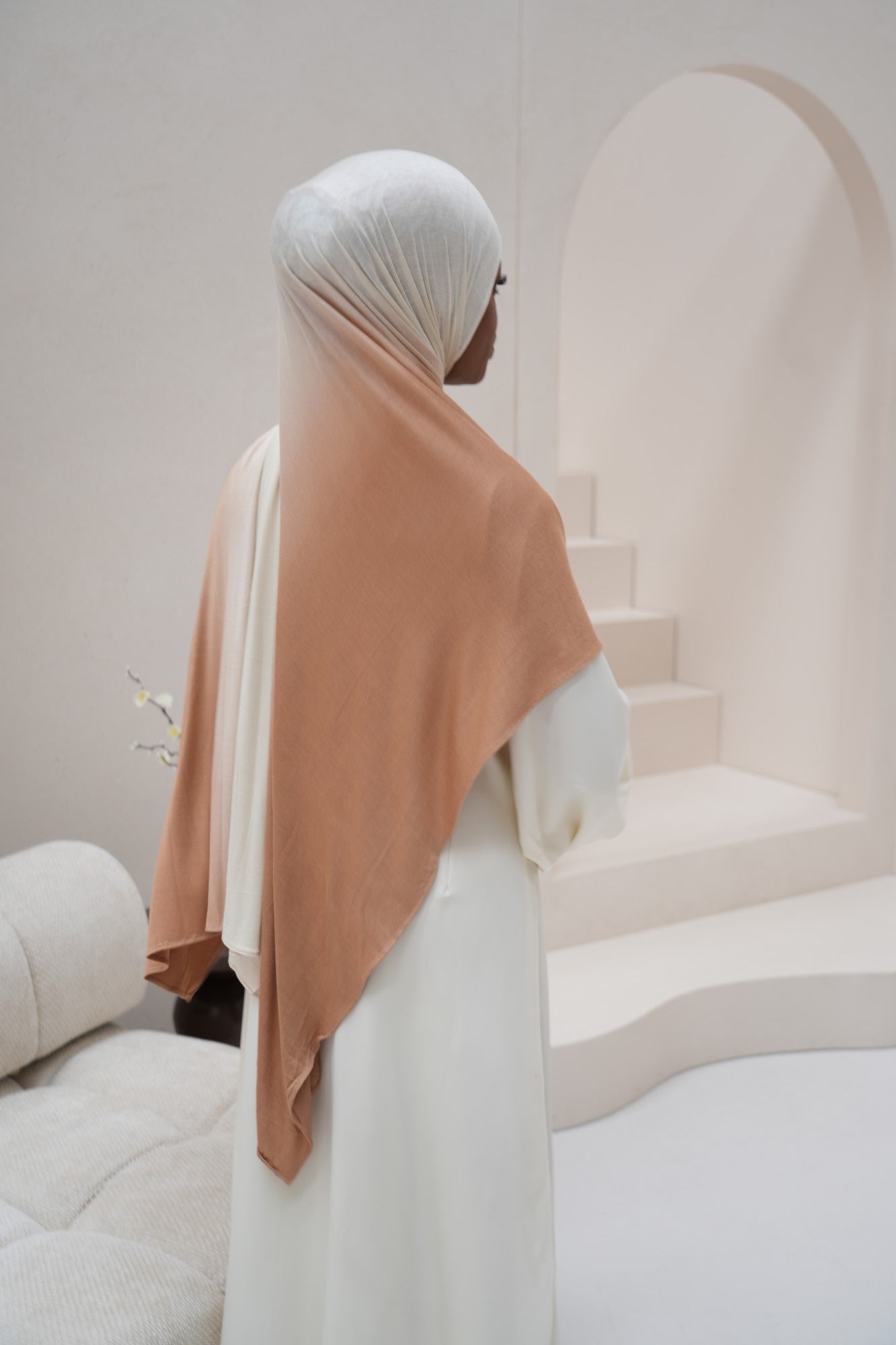Golden Weaver Ombre Jersey Hijab