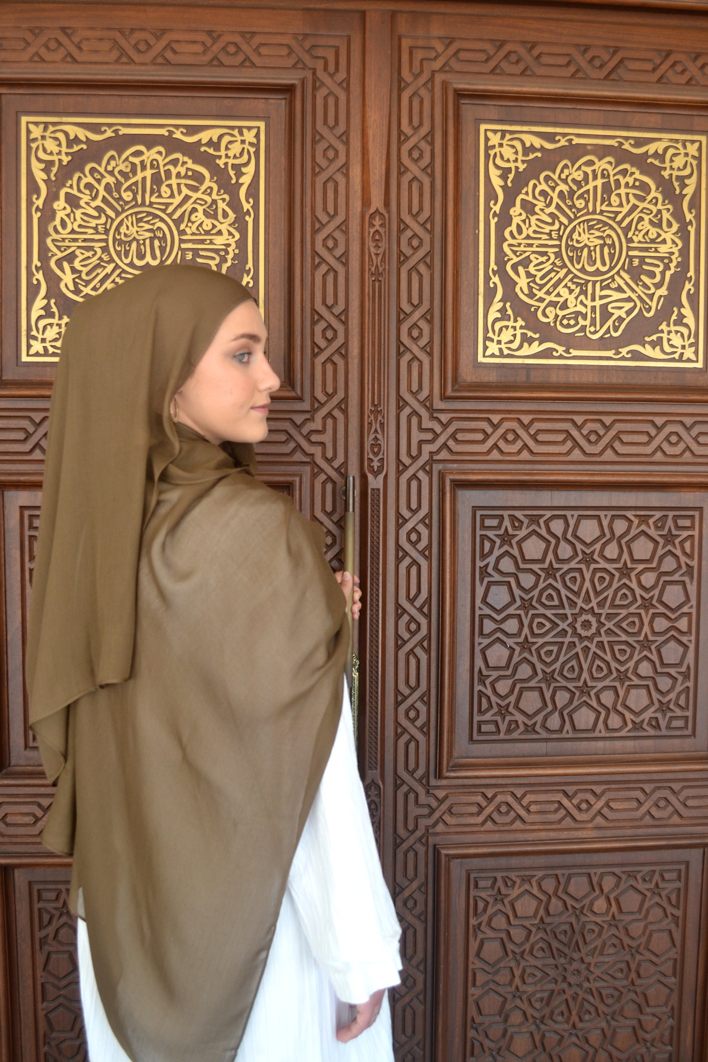 Tamr Caramel Modal Hijab