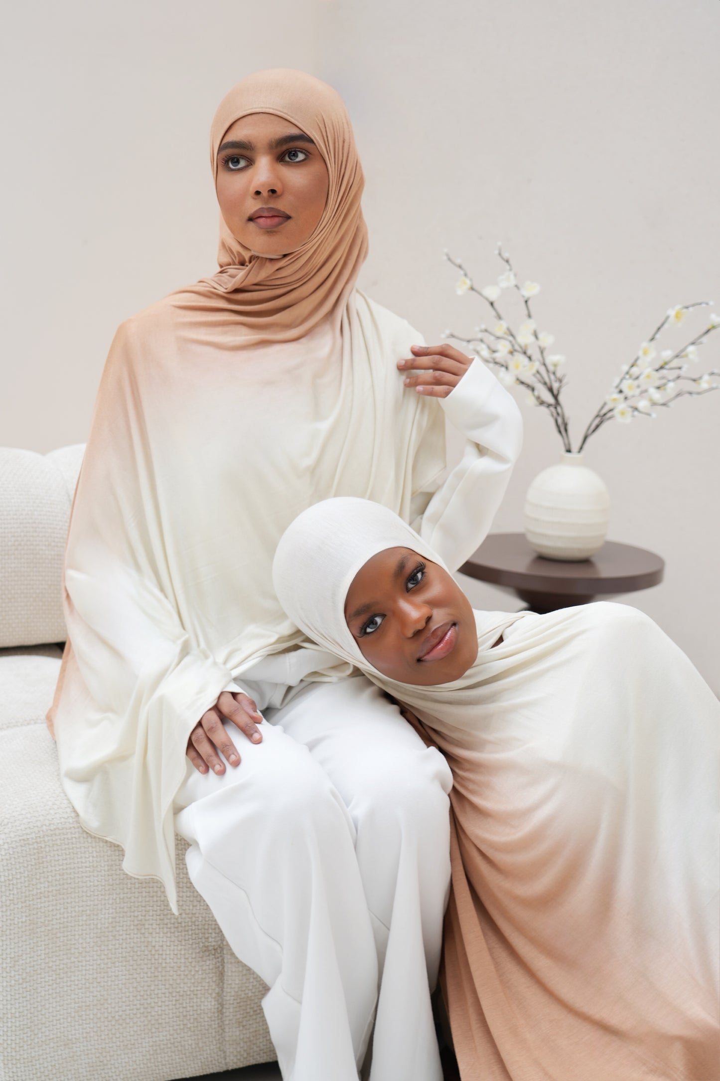 Golden Weaver Ombre Jersey Hijab