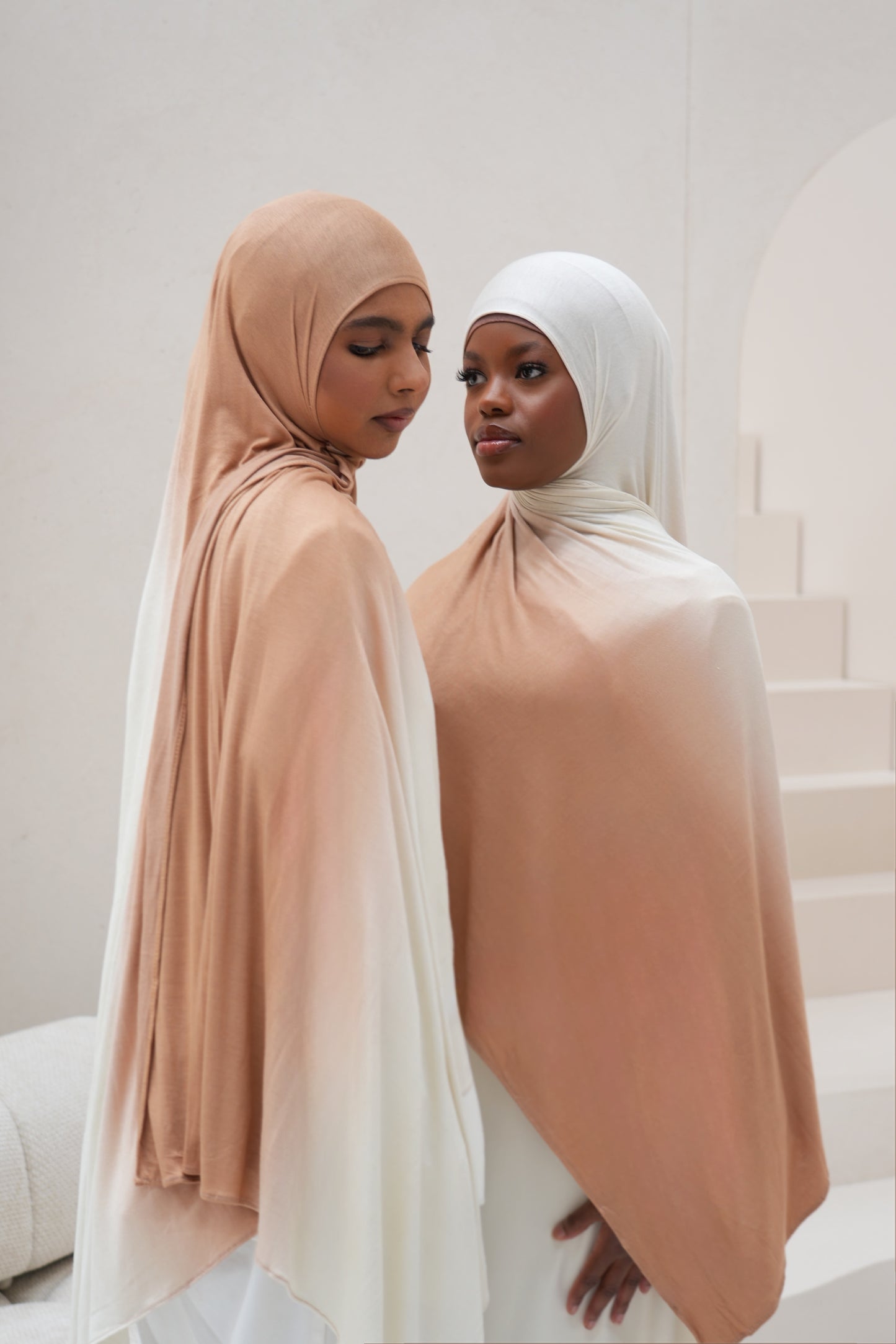 Golden Weaver Ombre Jersey Hijab