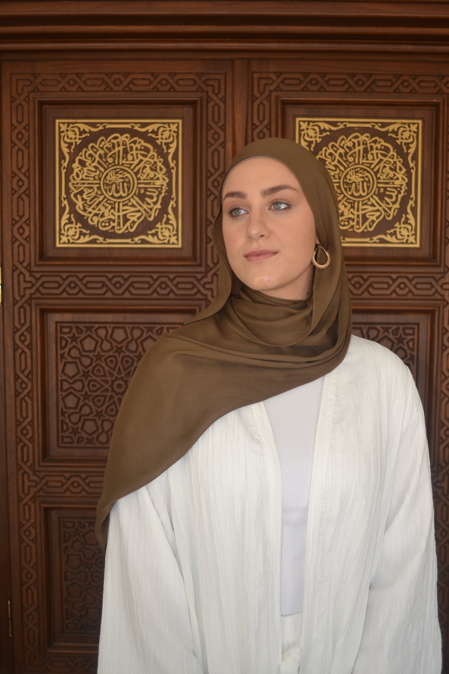 Tamr Caramel Modal Hijab